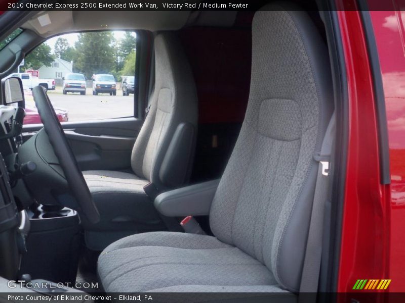 Victory Red / Medium Pewter 2010 Chevrolet Express 2500 Extended Work Van