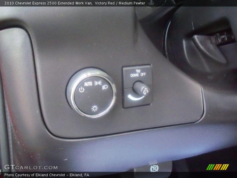Victory Red / Medium Pewter 2010 Chevrolet Express 2500 Extended Work Van
