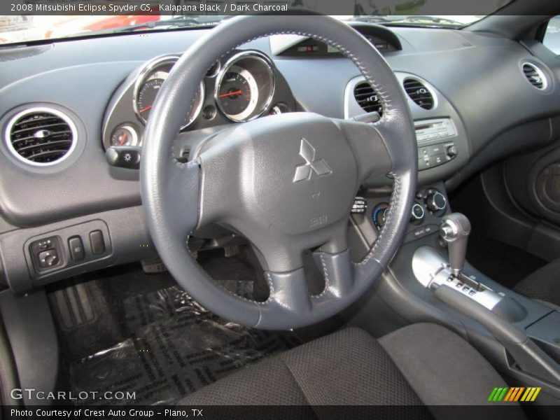 Kalapana Black / Dark Charcoal 2008 Mitsubishi Eclipse Spyder GS
