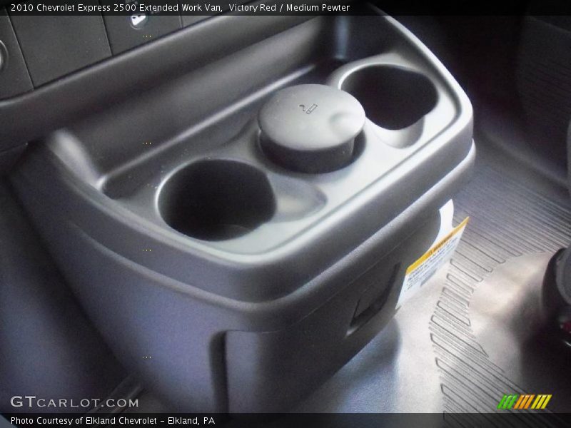 Victory Red / Medium Pewter 2010 Chevrolet Express 2500 Extended Work Van