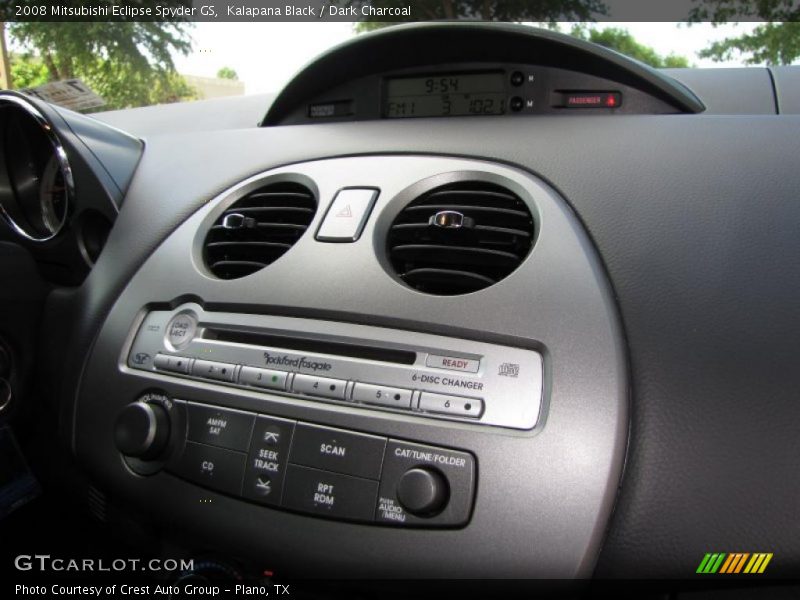 Kalapana Black / Dark Charcoal 2008 Mitsubishi Eclipse Spyder GS