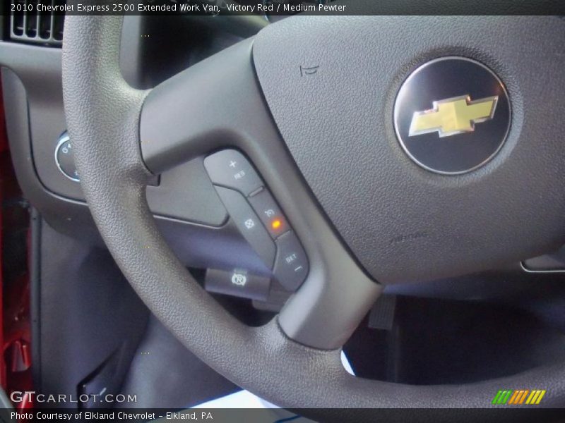 Victory Red / Medium Pewter 2010 Chevrolet Express 2500 Extended Work Van