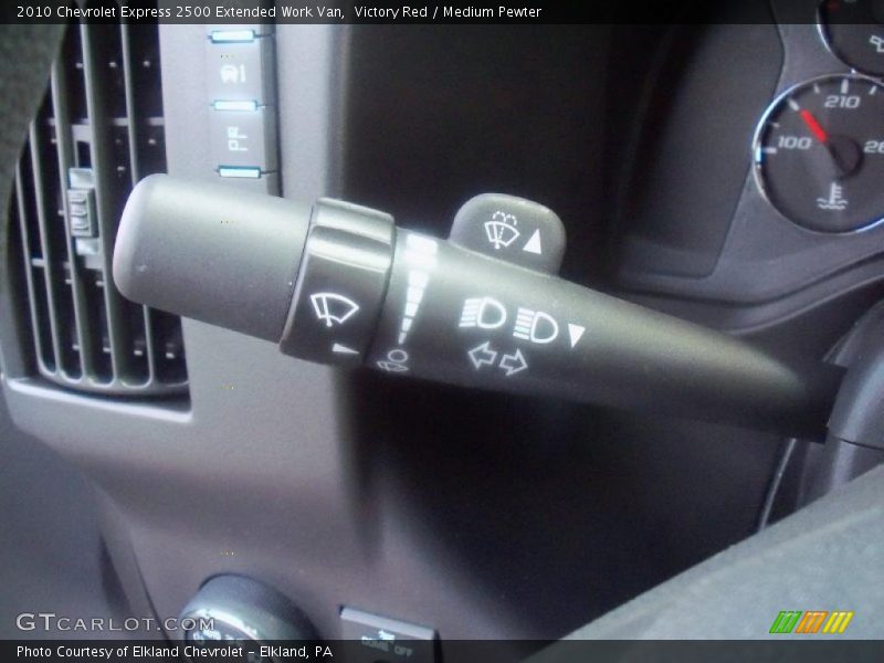 Victory Red / Medium Pewter 2010 Chevrolet Express 2500 Extended Work Van
