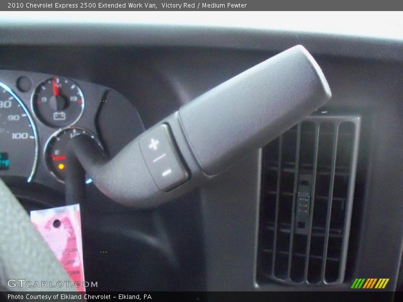 Victory Red / Medium Pewter 2010 Chevrolet Express 2500 Extended Work Van