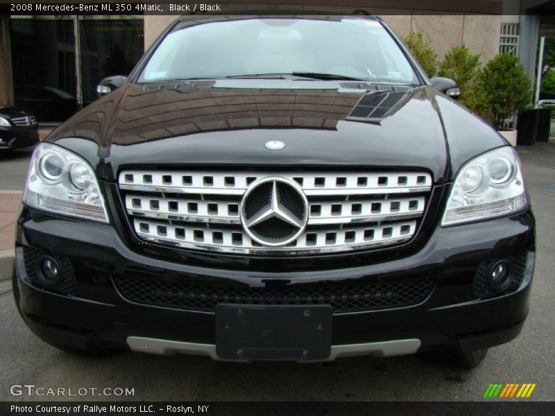 Black / Black 2008 Mercedes-Benz ML 350 4Matic