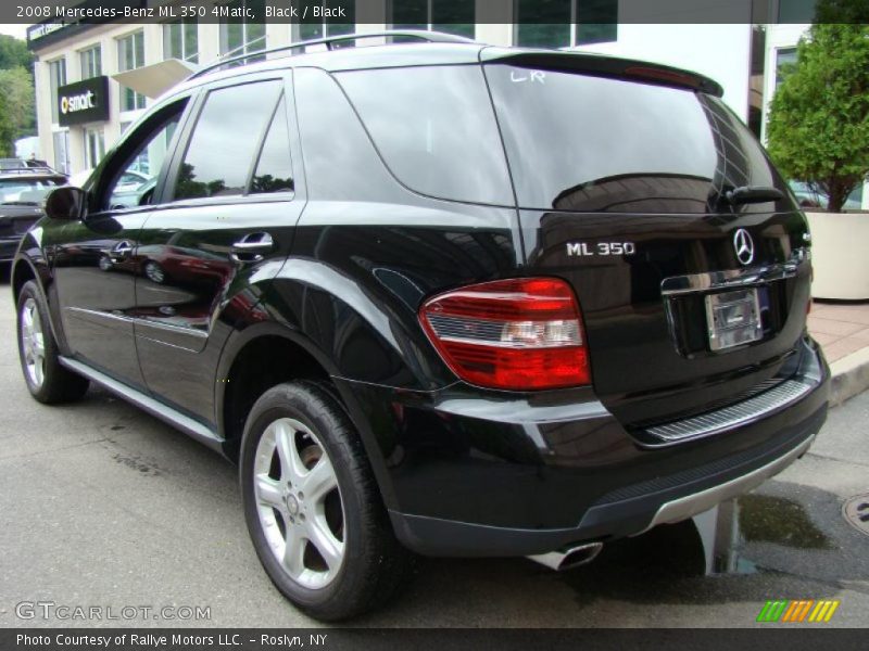 Black / Black 2008 Mercedes-Benz ML 350 4Matic