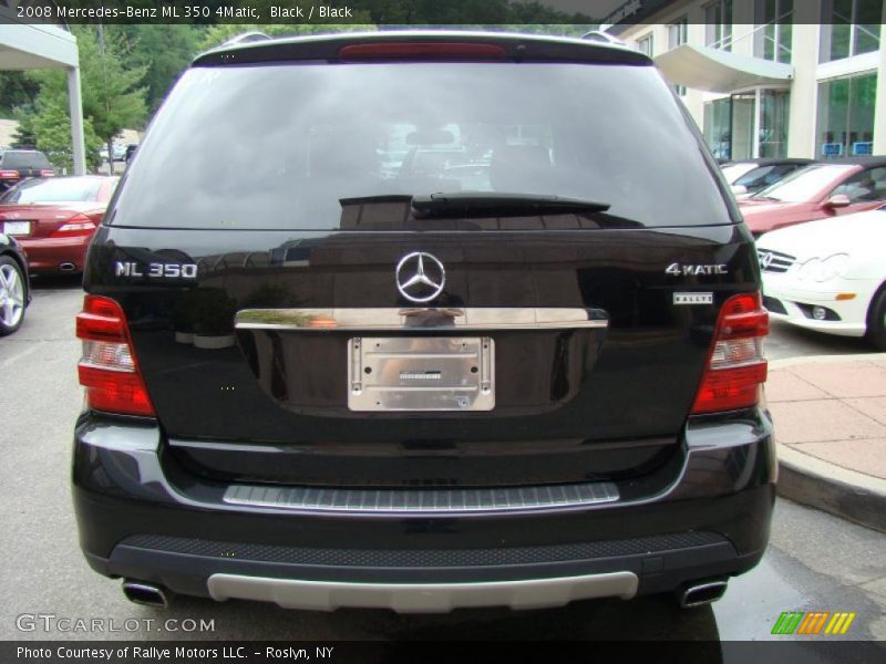 Black / Black 2008 Mercedes-Benz ML 350 4Matic