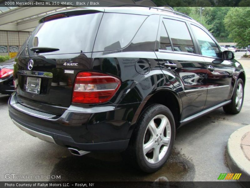 Black / Black 2008 Mercedes-Benz ML 350 4Matic