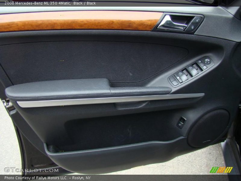 Black / Black 2008 Mercedes-Benz ML 350 4Matic