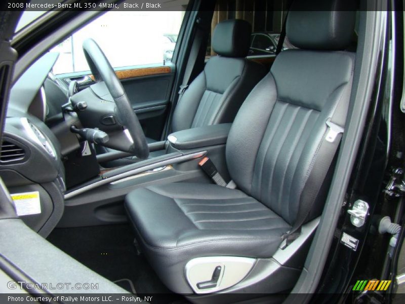 Black / Black 2008 Mercedes-Benz ML 350 4Matic