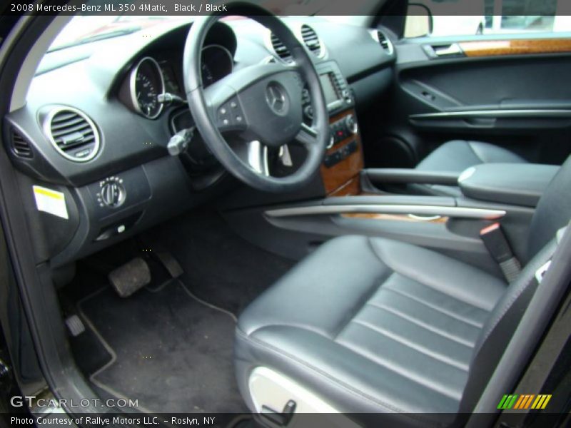 Black / Black 2008 Mercedes-Benz ML 350 4Matic