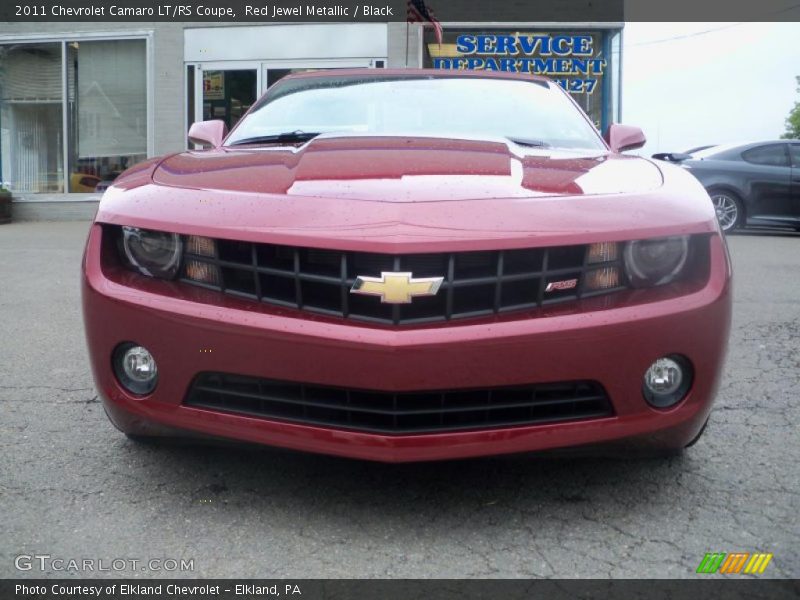 Red Jewel Metallic / Black 2011 Chevrolet Camaro LT/RS Coupe
