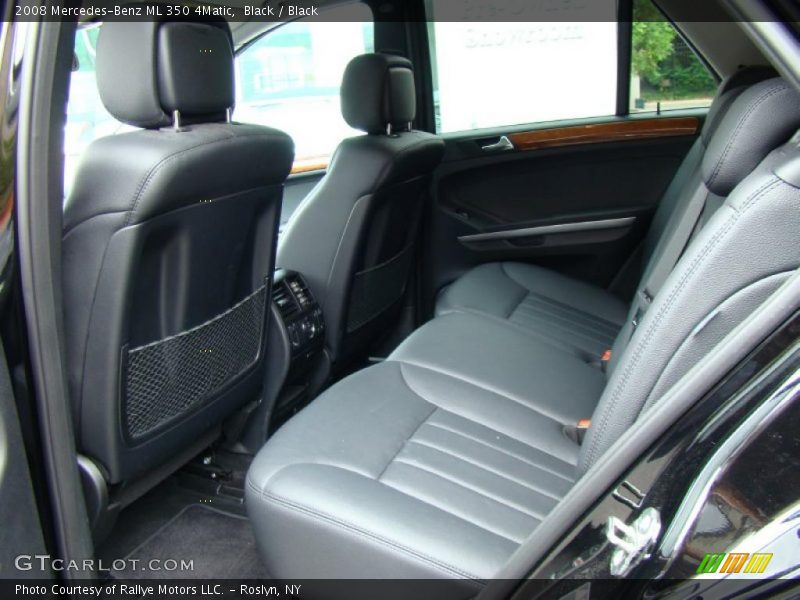Black / Black 2008 Mercedes-Benz ML 350 4Matic