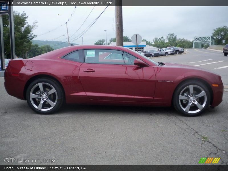 Red Jewel Metallic / Black 2011 Chevrolet Camaro LT/RS Coupe
