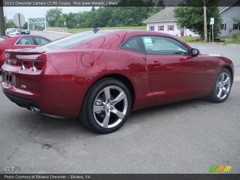 Red Jewel Metallic / Black 2011 Chevrolet Camaro LT/RS Coupe