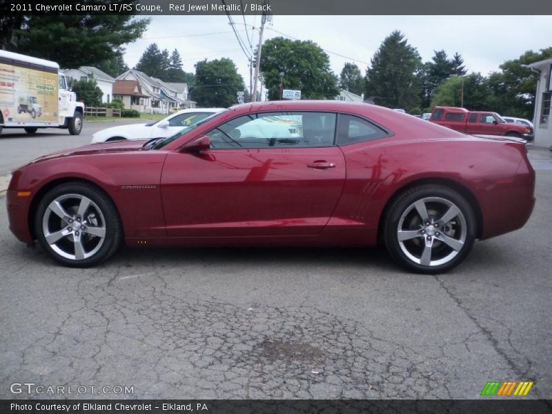 Red Jewel Metallic / Black 2011 Chevrolet Camaro LT/RS Coupe