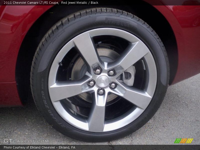 Red Jewel Metallic / Black 2011 Chevrolet Camaro LT/RS Coupe
