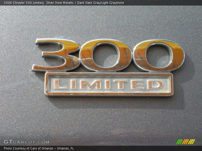 Silver Steel Metallic / Dark Slate Gray/Light Graystone 2006 Chrysler 300 Limited