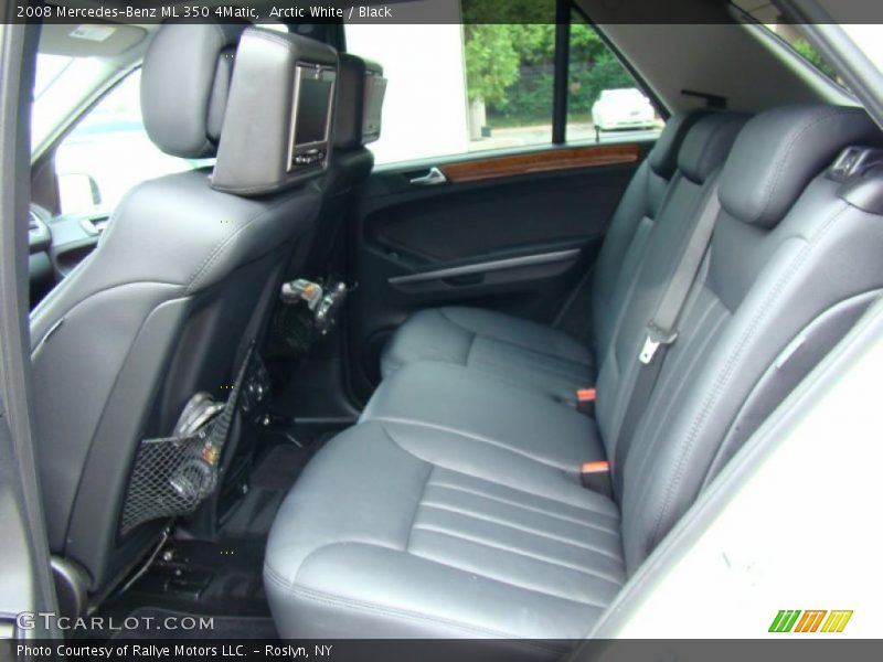 Arctic White / Black 2008 Mercedes-Benz ML 350 4Matic