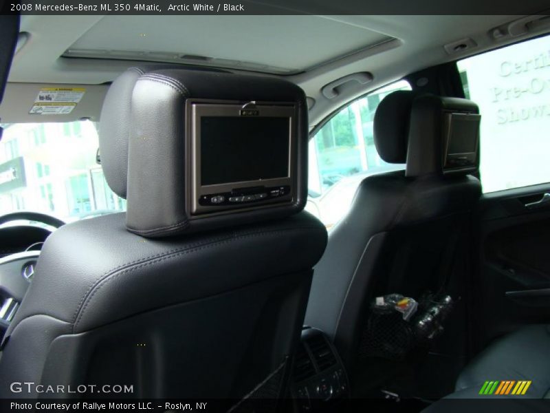 Arctic White / Black 2008 Mercedes-Benz ML 350 4Matic
