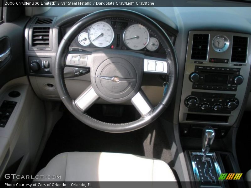 Silver Steel Metallic / Dark Slate Gray/Light Graystone 2006 Chrysler 300 Limited