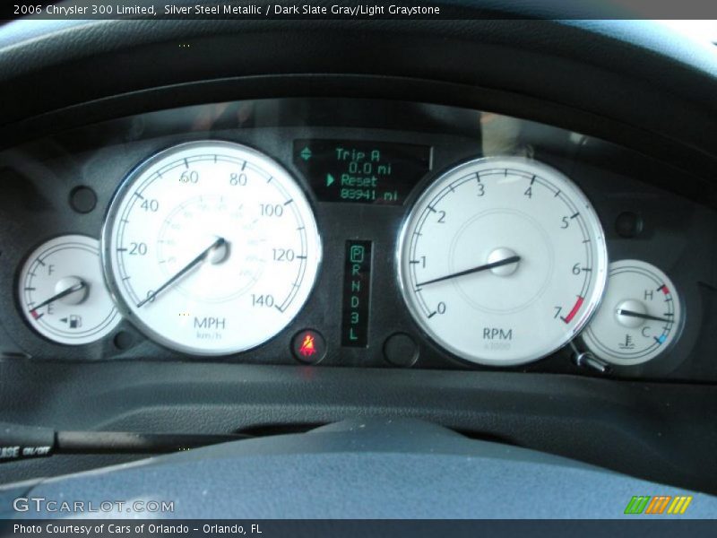 Silver Steel Metallic / Dark Slate Gray/Light Graystone 2006 Chrysler 300 Limited