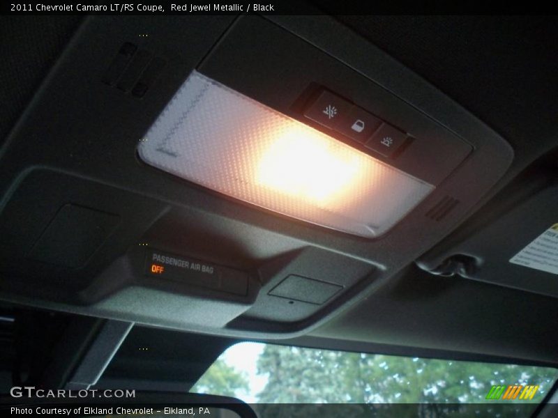 Red Jewel Metallic / Black 2011 Chevrolet Camaro LT/RS Coupe