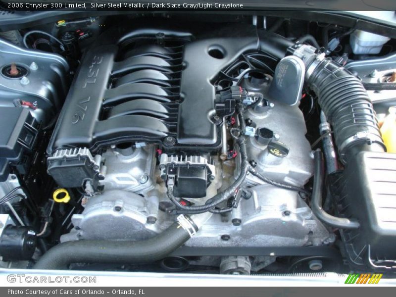 Silver Steel Metallic / Dark Slate Gray/Light Graystone 2006 Chrysler 300 Limited