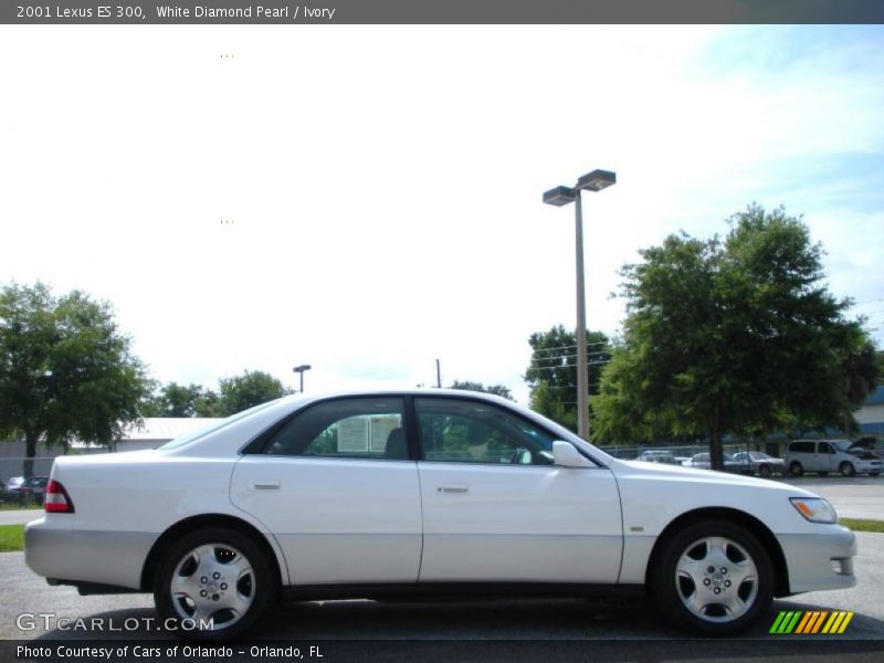 White Diamond Pearl / Ivory 2001 Lexus ES 300