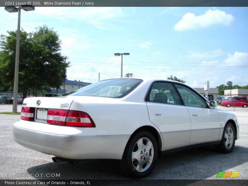 White Diamond Pearl / Ivory 2001 Lexus ES 300