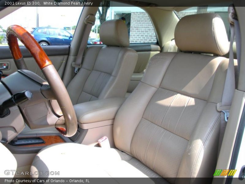 White Diamond Pearl / Ivory 2001 Lexus ES 300