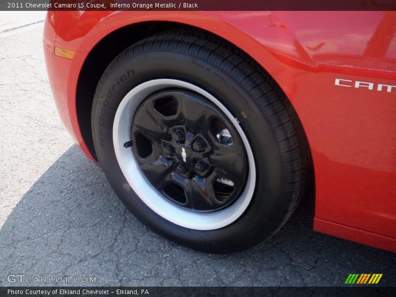 Inferno Orange Metallic / Black 2011 Chevrolet Camaro LS Coupe
