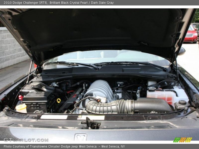 Brilliant Black Crystal Pearl / Dark Slate Gray 2010 Dodge Challenger SRT8