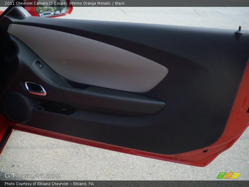 Inferno Orange Metallic / Black 2011 Chevrolet Camaro LS Coupe