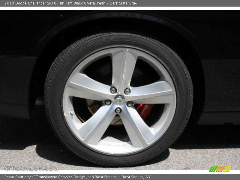 Brilliant Black Crystal Pearl / Dark Slate Gray 2010 Dodge Challenger SRT8