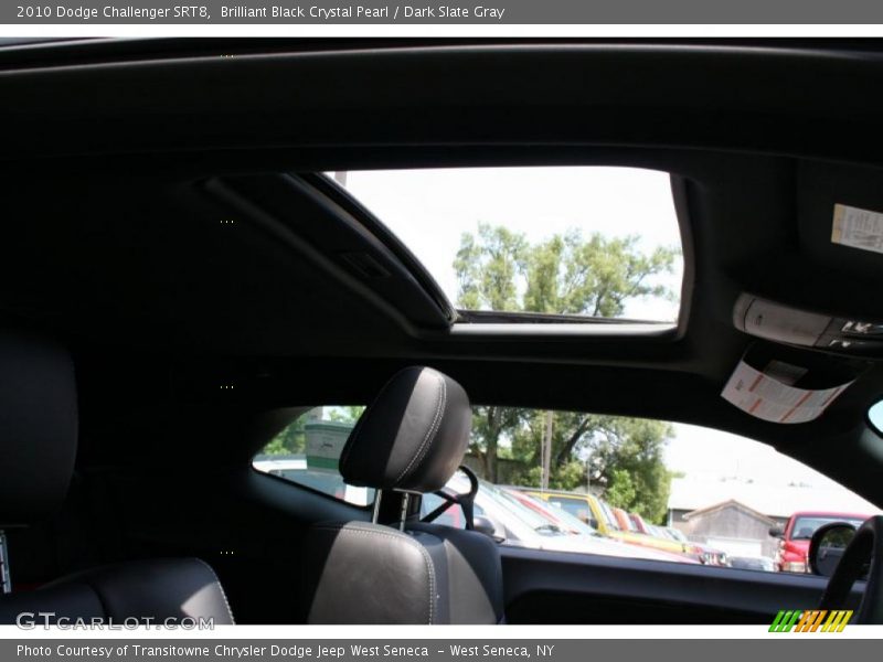 Brilliant Black Crystal Pearl / Dark Slate Gray 2010 Dodge Challenger SRT8