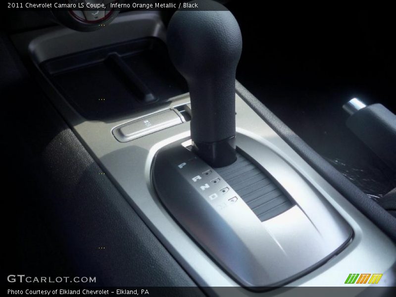 Inferno Orange Metallic / Black 2011 Chevrolet Camaro LS Coupe