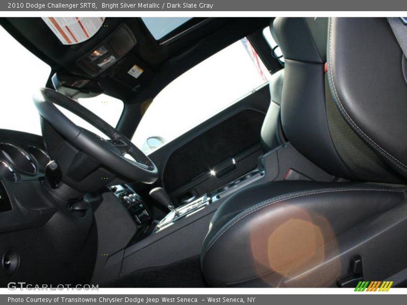 Bright Silver Metallic / Dark Slate Gray 2010 Dodge Challenger SRT8