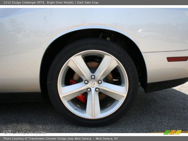 Bright Silver Metallic / Dark Slate Gray 2010 Dodge Challenger SRT8