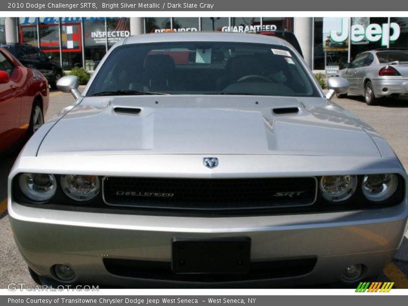 Bright Silver Metallic / Dark Slate Gray 2010 Dodge Challenger SRT8