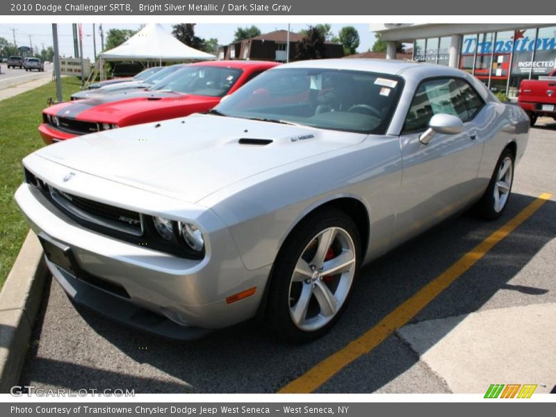 Bright Silver Metallic / Dark Slate Gray 2010 Dodge Challenger SRT8