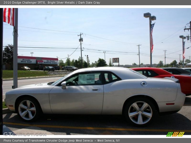 Bright Silver Metallic / Dark Slate Gray 2010 Dodge Challenger SRT8