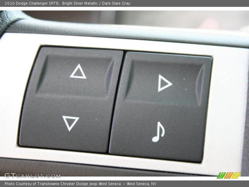 Bright Silver Metallic / Dark Slate Gray 2010 Dodge Challenger SRT8