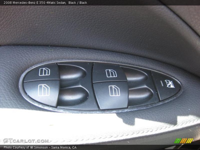 Black / Black 2008 Mercedes-Benz E 350 4Matic Sedan