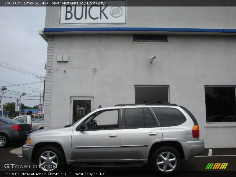 Silver Mist Metallic / Light Gray 2008 GMC Envoy SLE 4x4