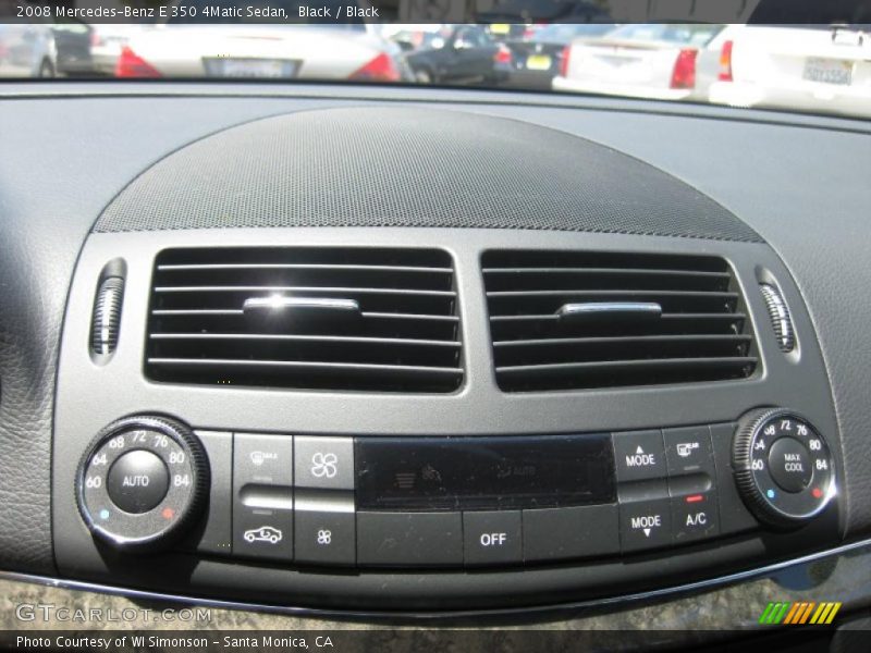 Black / Black 2008 Mercedes-Benz E 350 4Matic Sedan