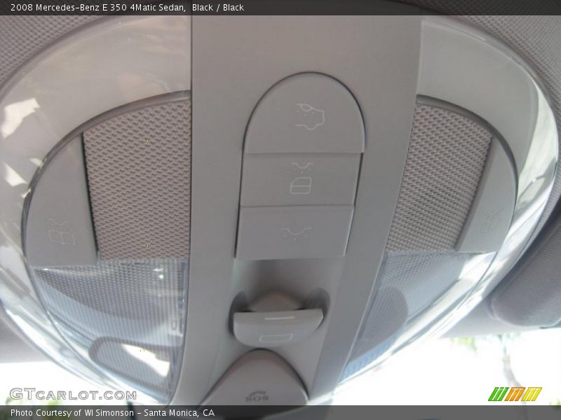 Black / Black 2008 Mercedes-Benz E 350 4Matic Sedan
