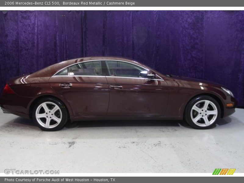 Bordeaux Red Metallic / Cashmere Beige 2006 Mercedes-Benz CLS 500