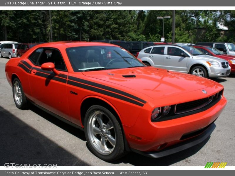 HEMI Orange / Dark Slate Gray 2010 Dodge Challenger R/T Classic