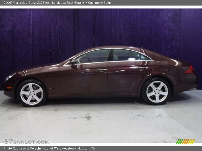 Bordeaux Red Metallic / Cashmere Beige 2006 Mercedes-Benz CLS 500